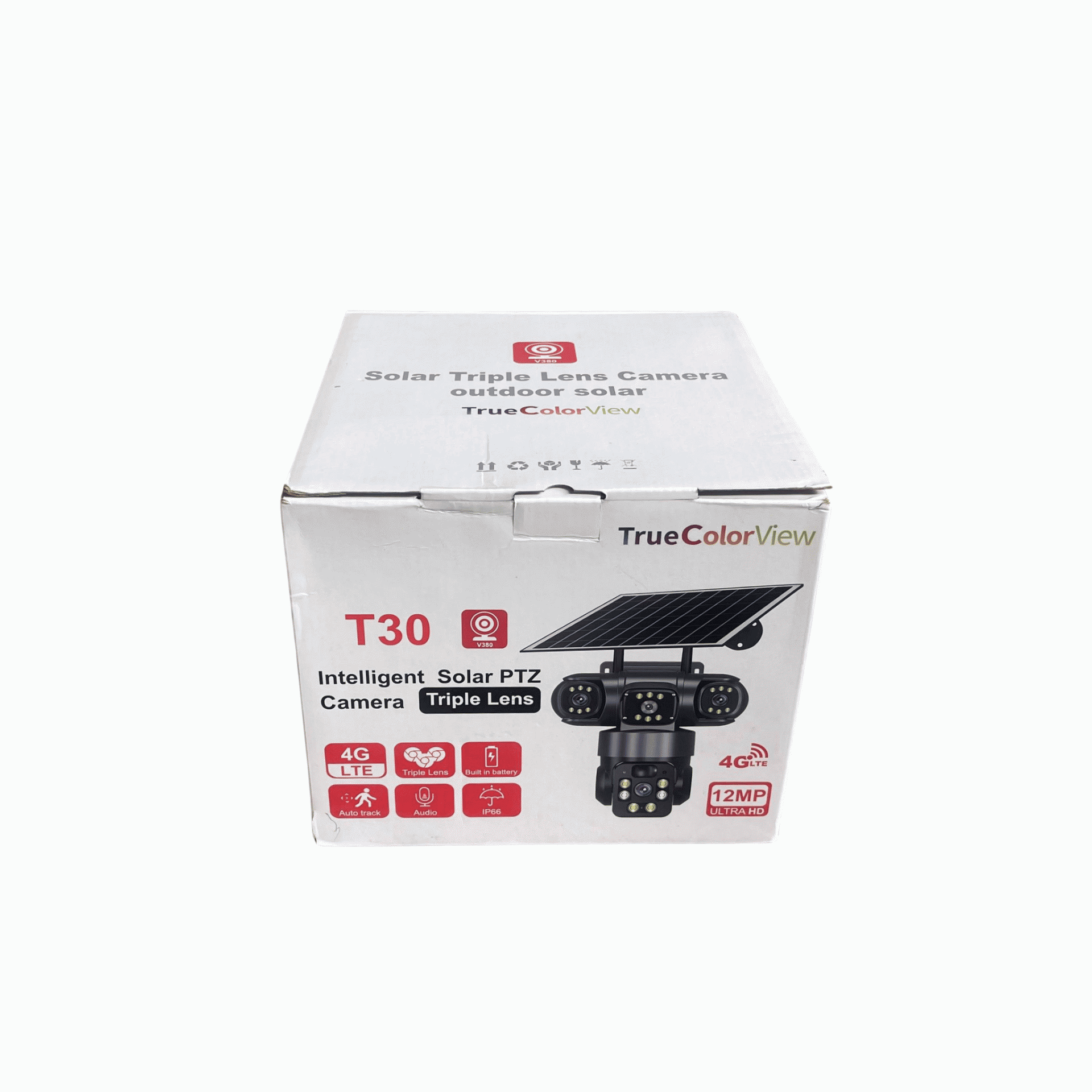 12mp 4g T30 True Triple Lens Solar Ptz Big Outdoor Camera With Auto Tracking (v380 App) (2)
