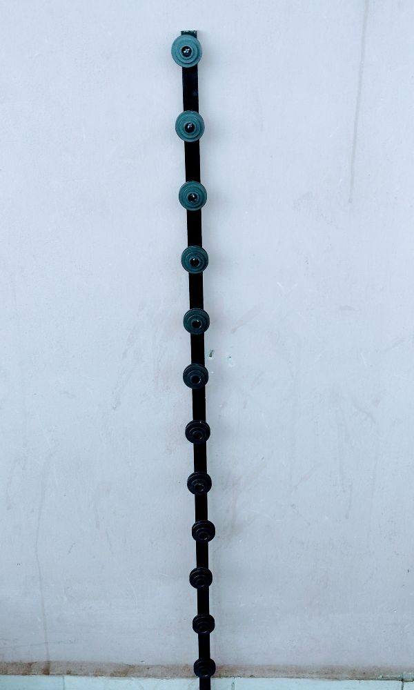 20/20 12lines Black Aluminium Tiny Pole (Single Phase)