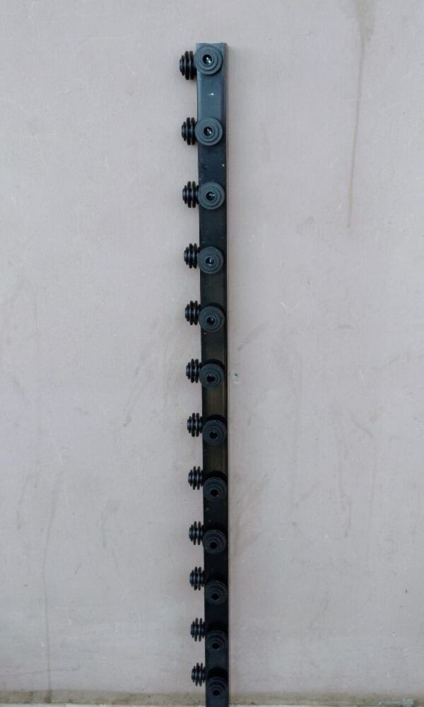 40/40 12lines Black Aluminium Strong Junction Pole (Double Phase)