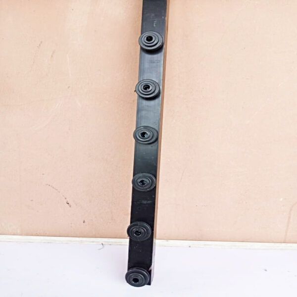 40/40 6Lines Black Aluminium Lightweight Pole (Single Phase)