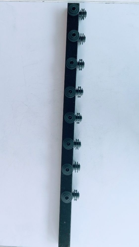 40/40 8lines Black Aluminium Strong Junction Pole (Double Phase)