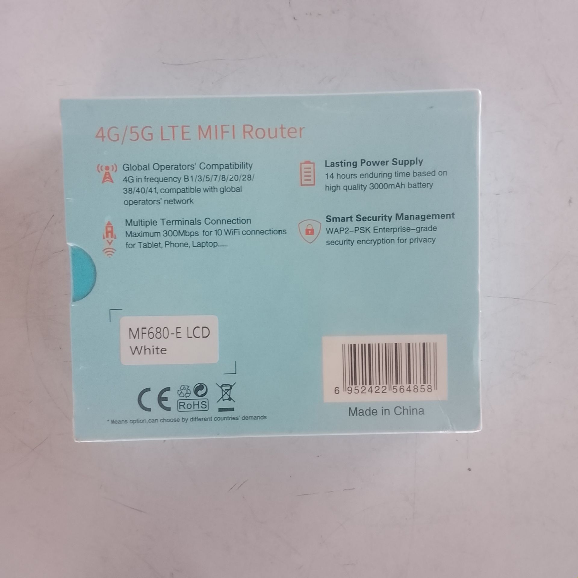 4g 5g Lte Universal Mifi With Backup Battery