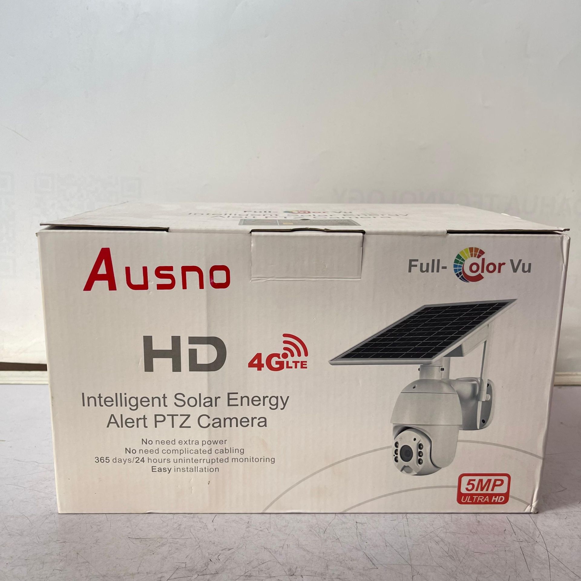 Ausno 5mp 4g Single Lens Solar Ptz Big Outdoor Camera (sim Enabled) (ubox App) (1)