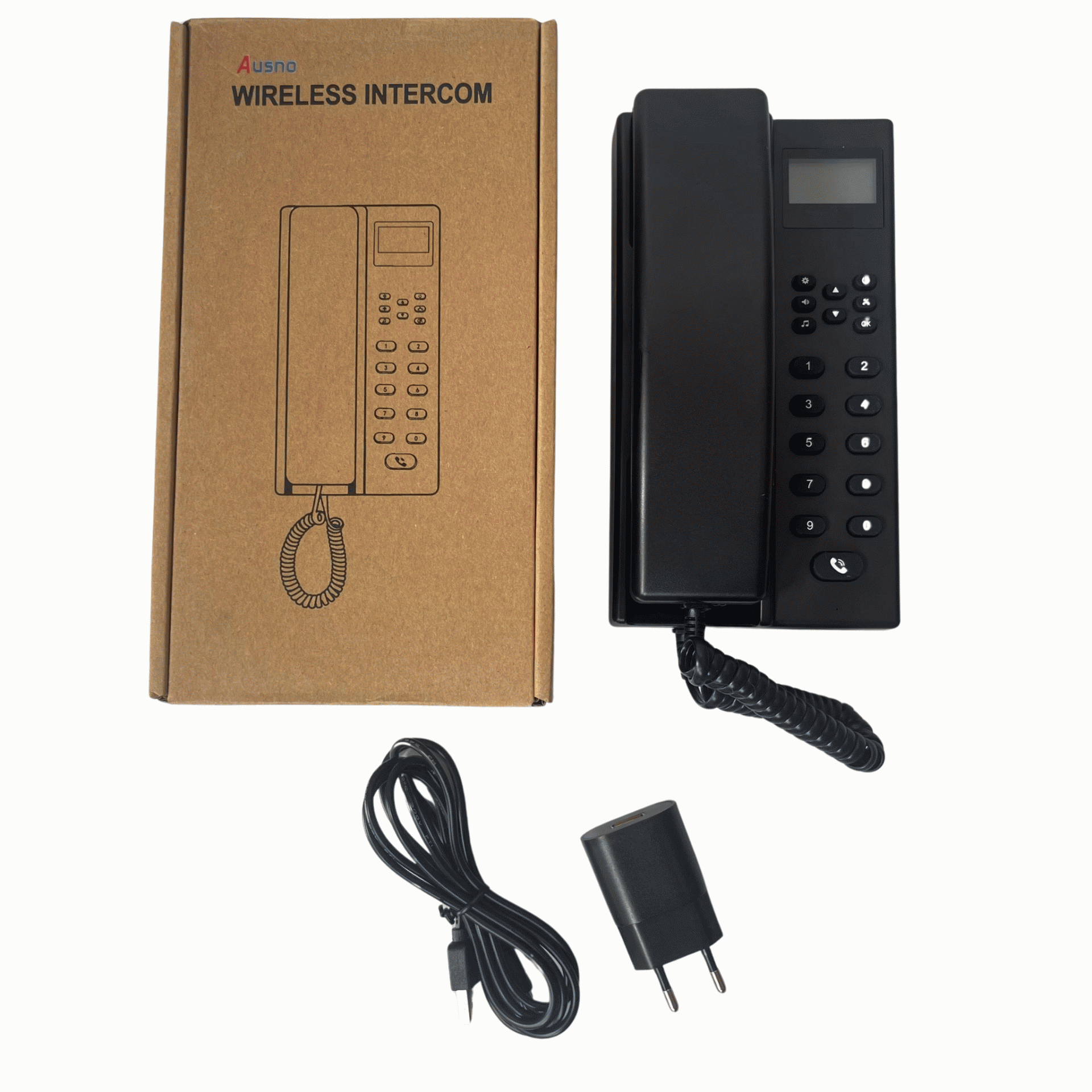 Ausno Display Rechargeable Wireless Intercom