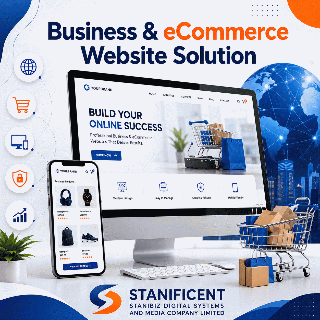 Business & eCommerce Website Solution