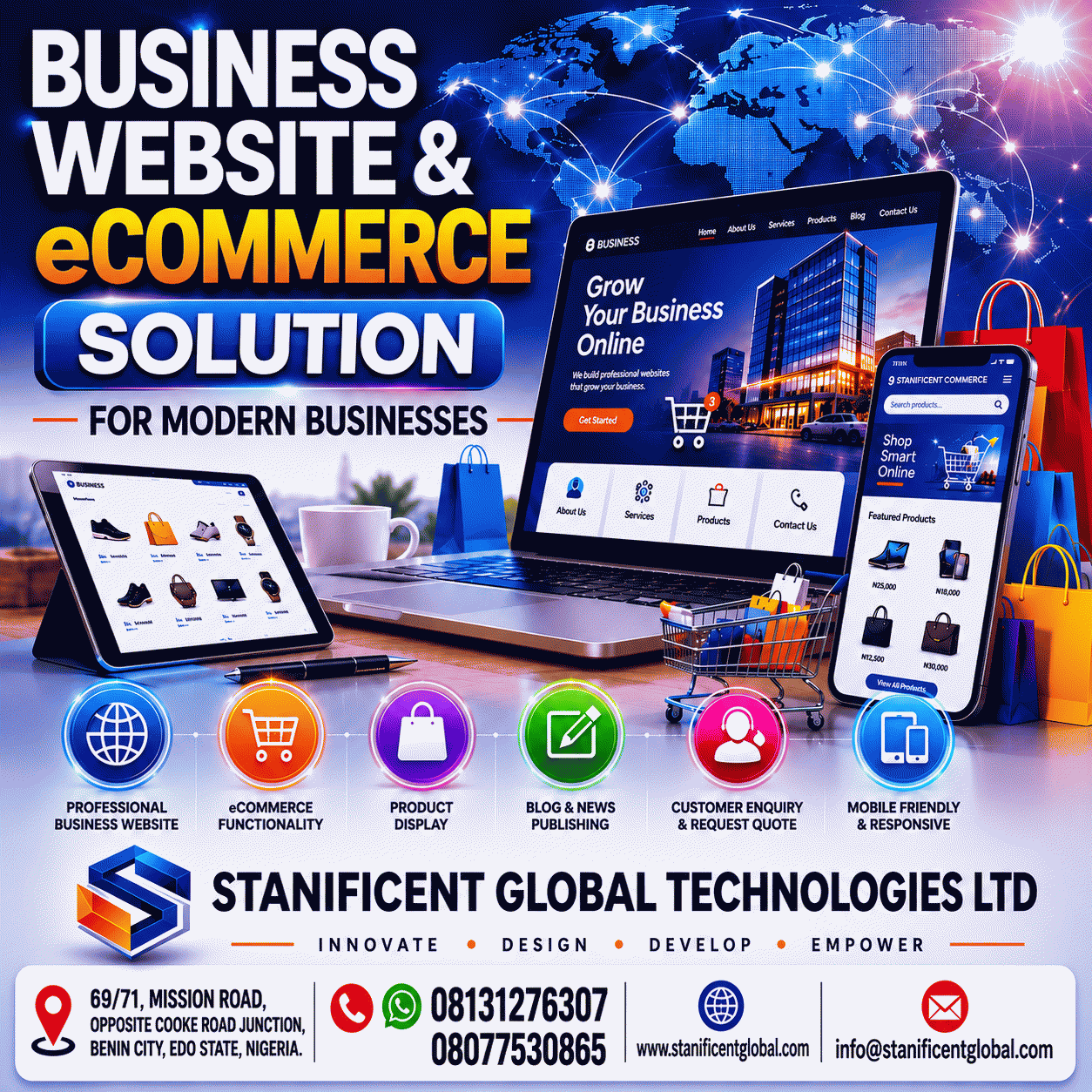 Business Website & Ecommerce Solutions