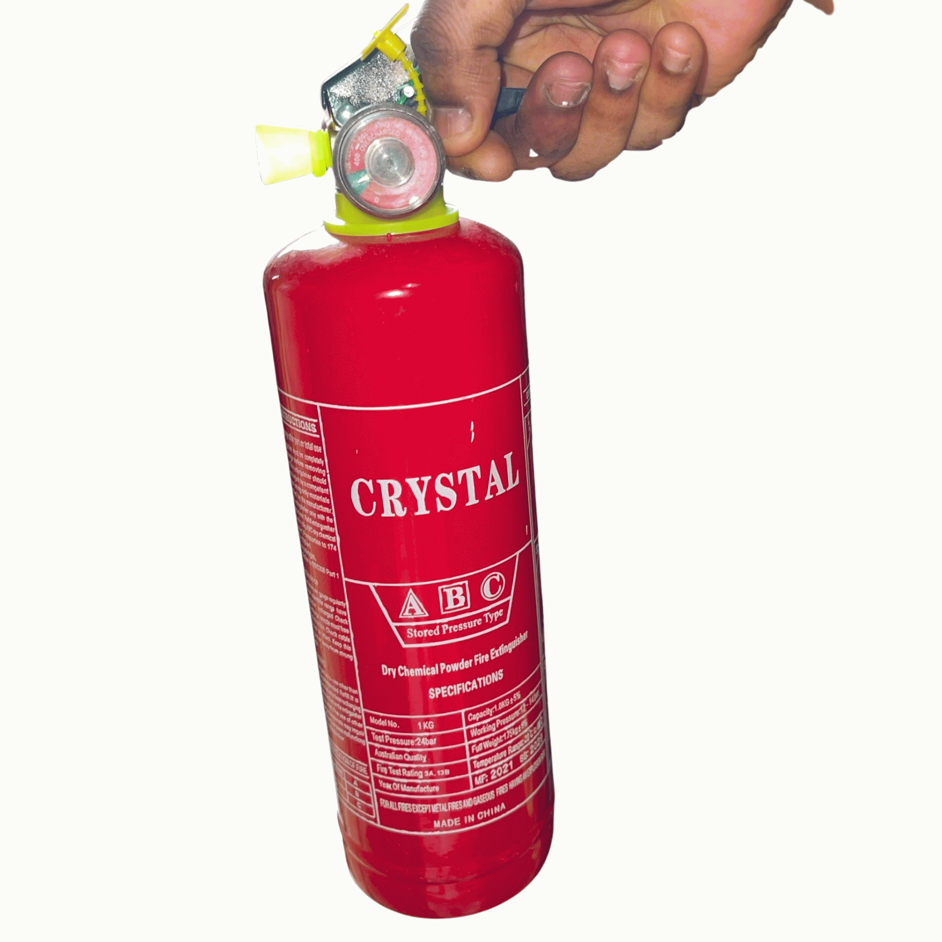 Crystal 1kg Multi Purpose Fire Extinguisher
