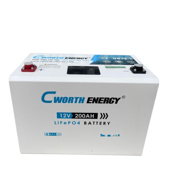 Cworth 12v 200ah 2.56kwh Lithium Battery