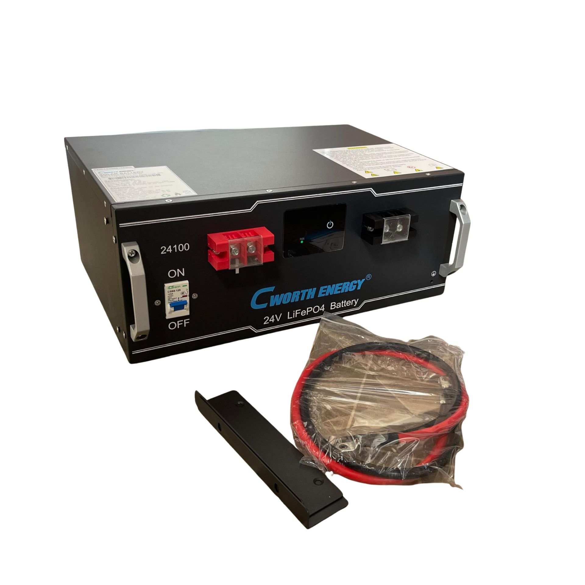 Cworth Energy 24V/100AH/2.5KWh Lithium Battery