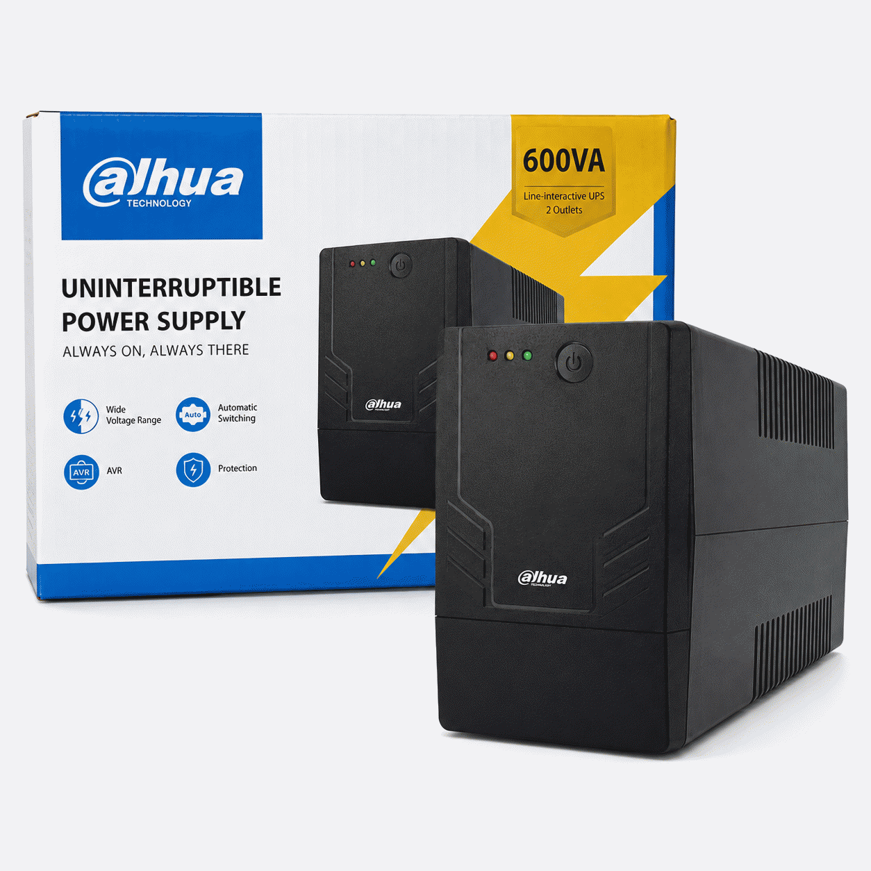 Dahua 0.6KVA UPS (Capacity: 600VA/360W)