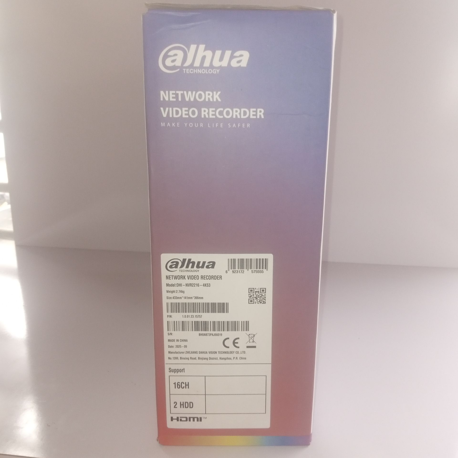Dahua 16ch Audio Nvr (non Poe)