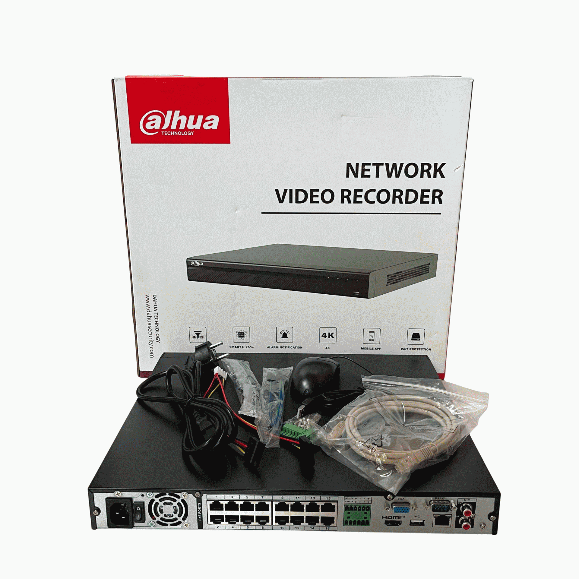 Dahua 16CH Audio NVR (With POE) (DHI-NVR4216-16P-4KS3)