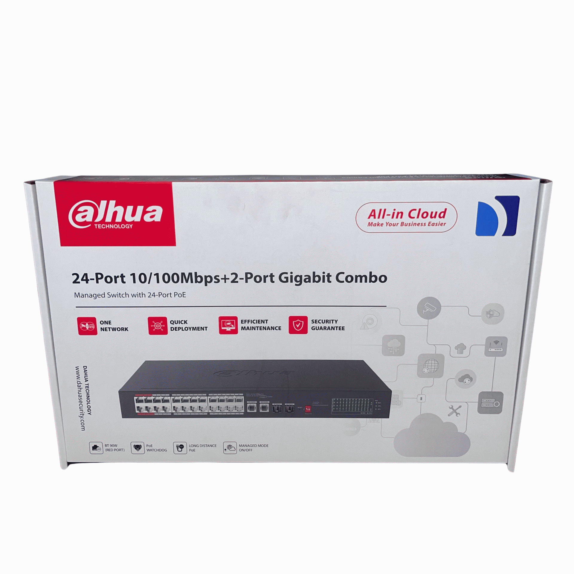 Dahua 24port Poe Managed Gigabit Switch