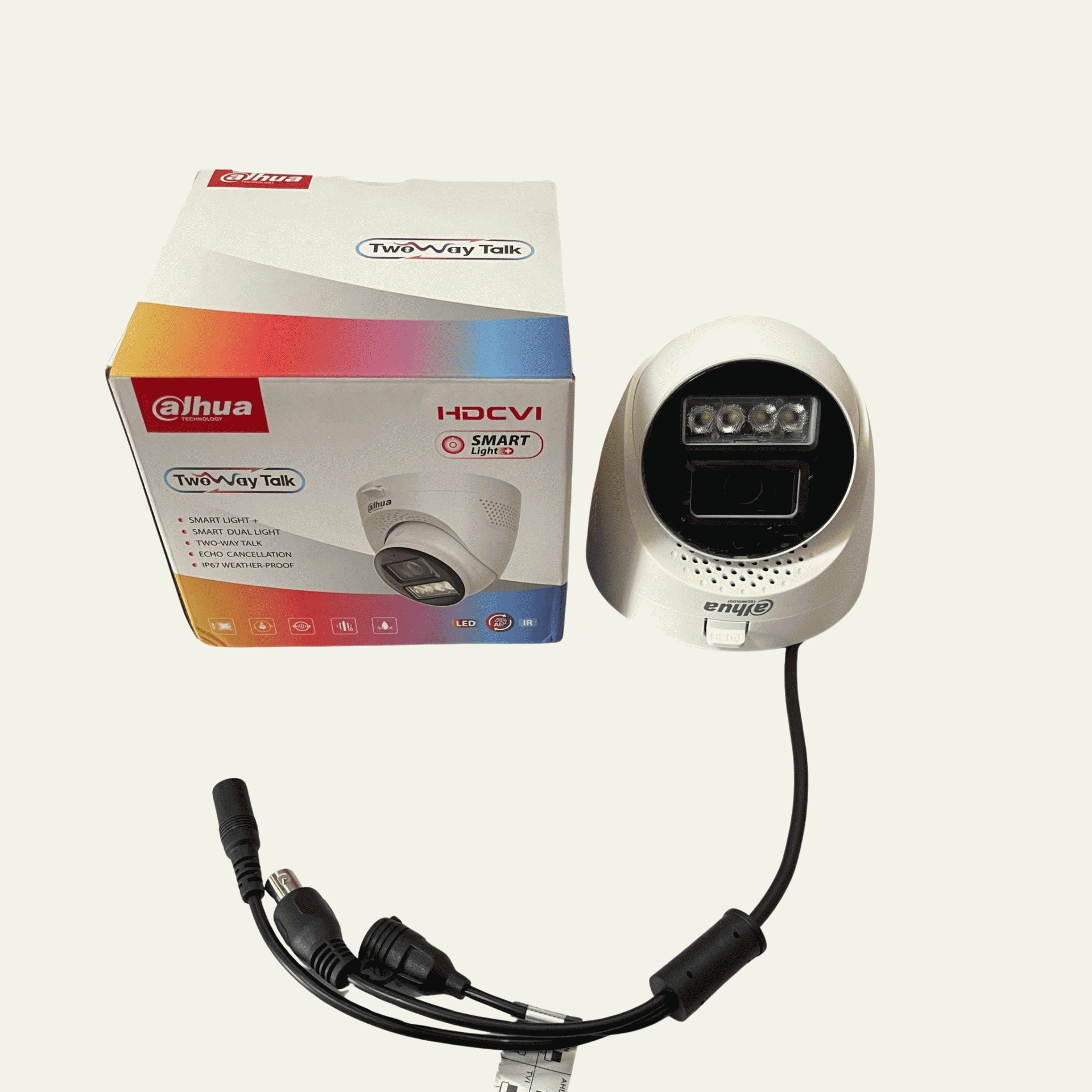 Dahua 2mp 1080p Indoor Smart Dual Light Two Way Audio Camera (DH-HAC-HDW1200TQP-IL-T)