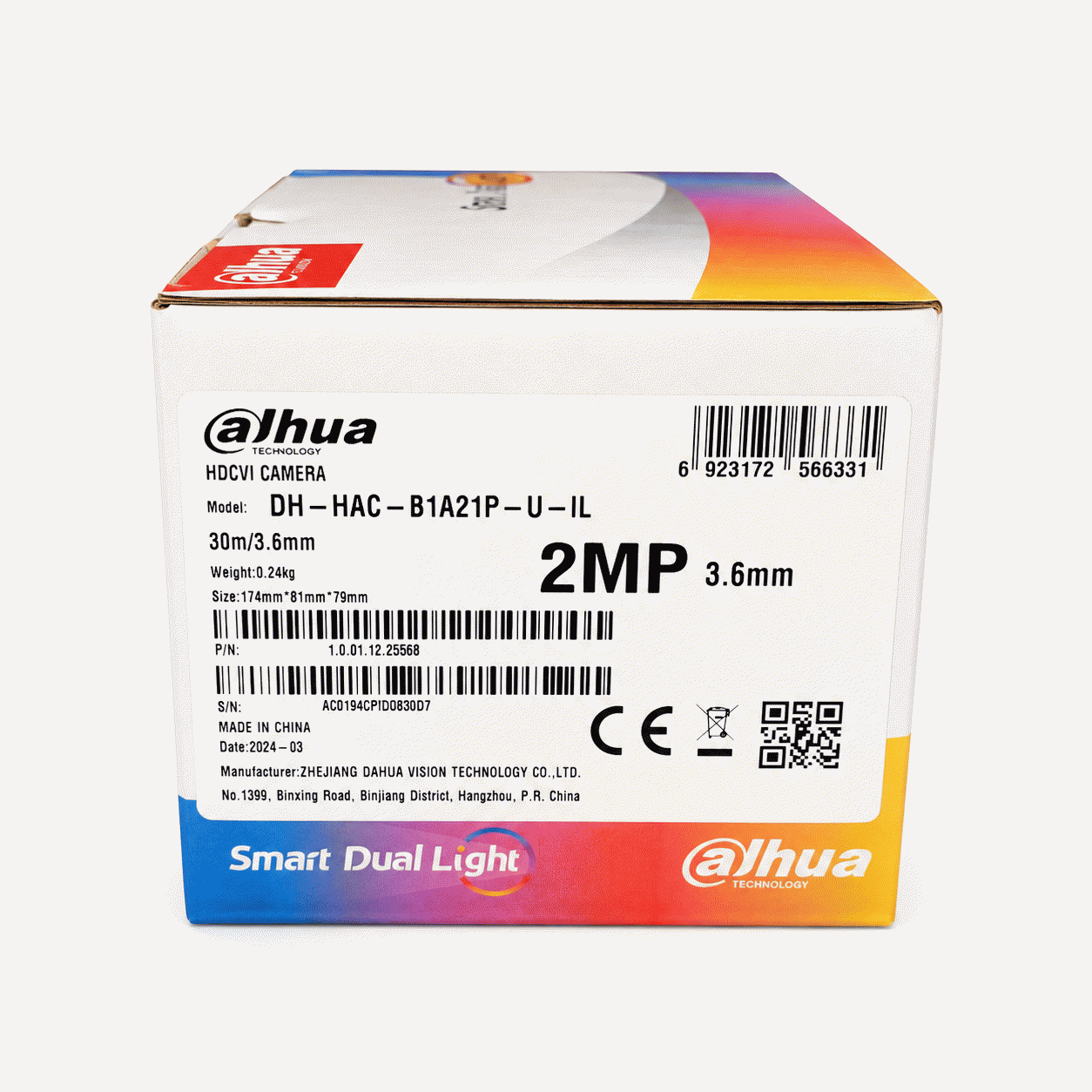 Dahua 2mp 1080p Outdoor Smart Dual Light Non Audio Camera