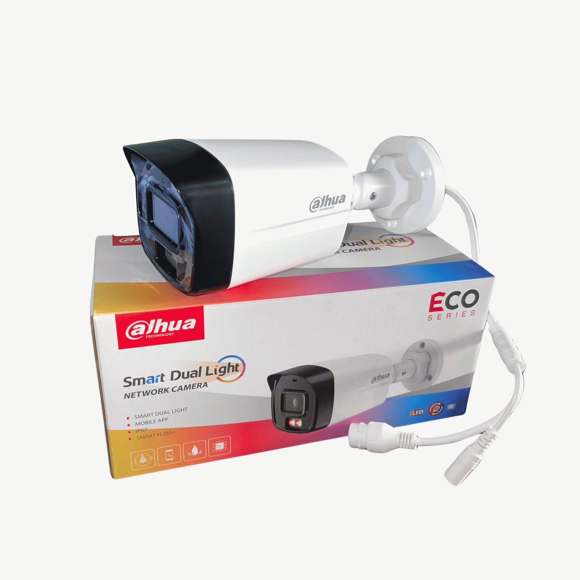 Dahua 4mp Outdoor Eco Smart Dual Light Audio IP Camera (DH-IPC-B1E49-A-IL)