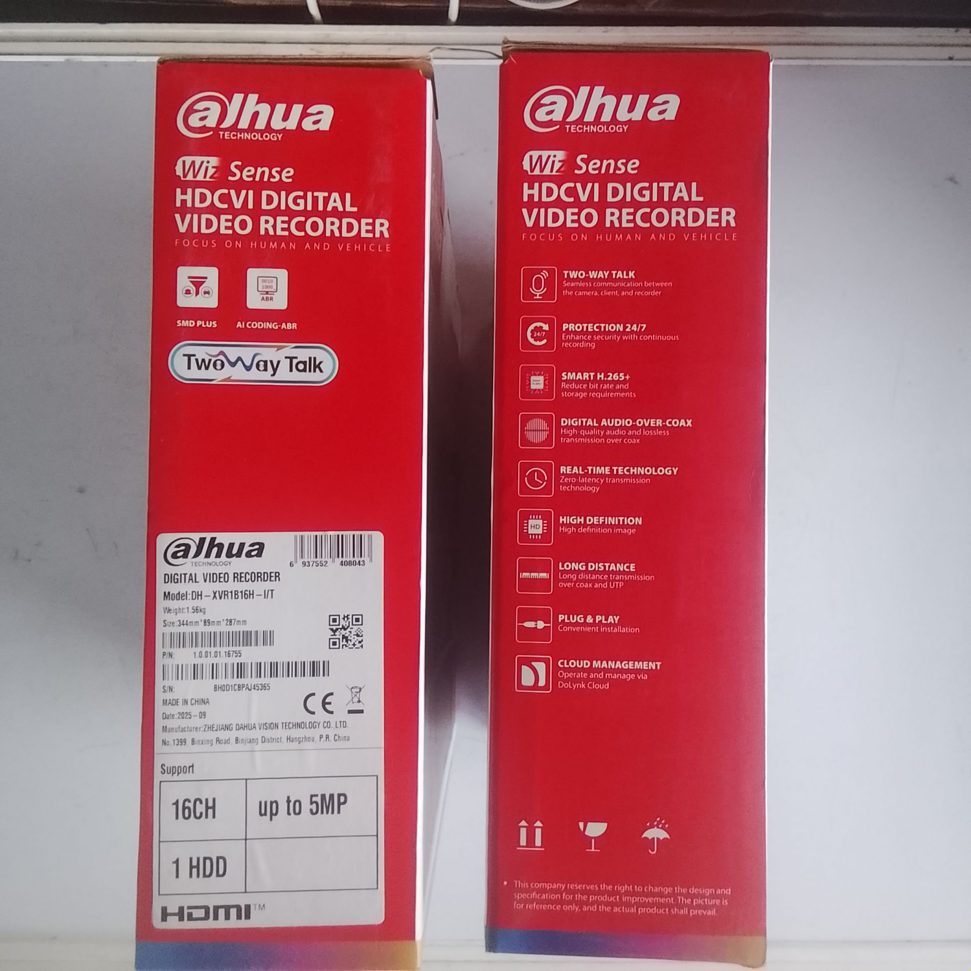 Dahua 5mp 16ch Two Way Audio Dvr