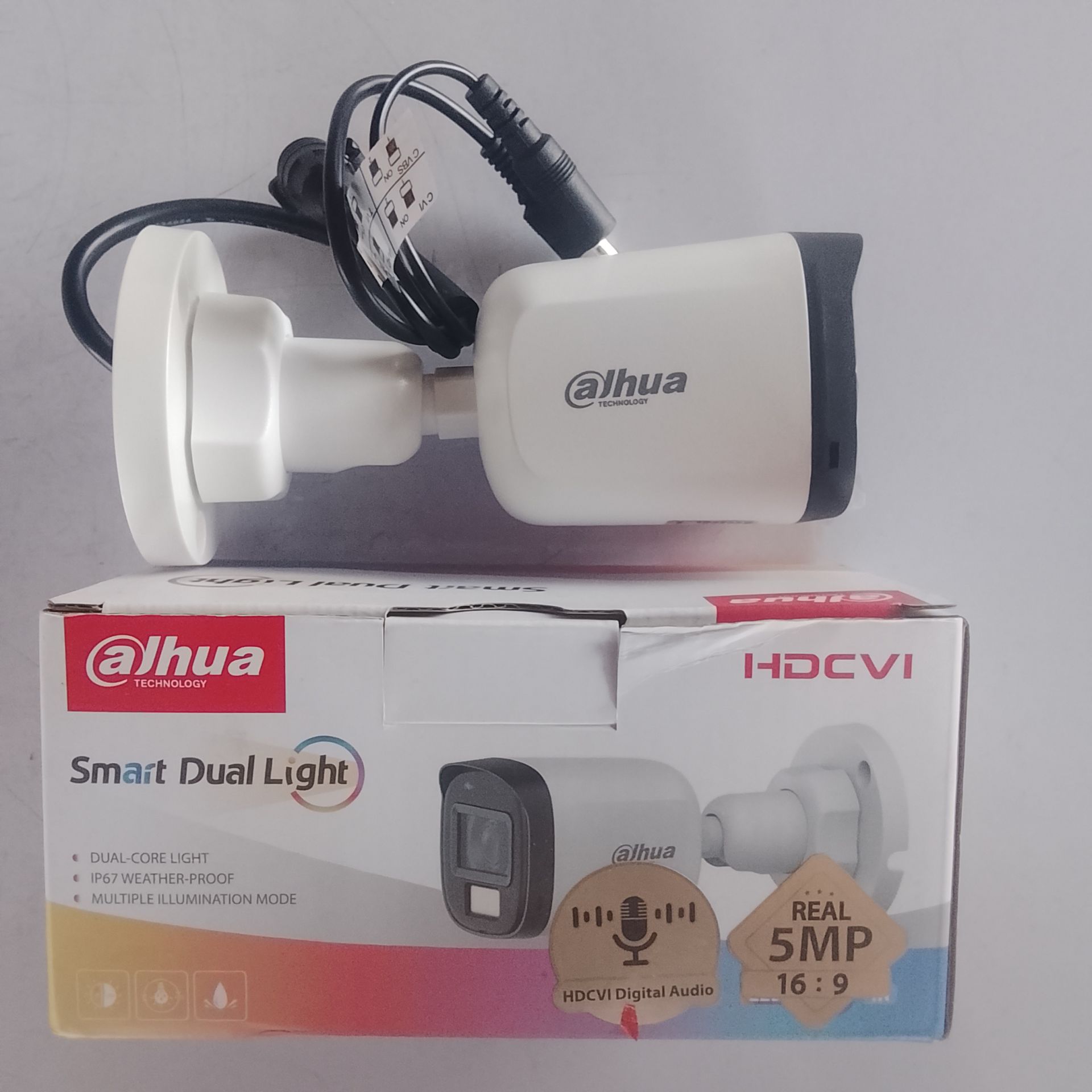Dahua 5MP Outdoor Smart Dual Light Audio Camera (DH-HAC-B1A51P-U-IL-A)