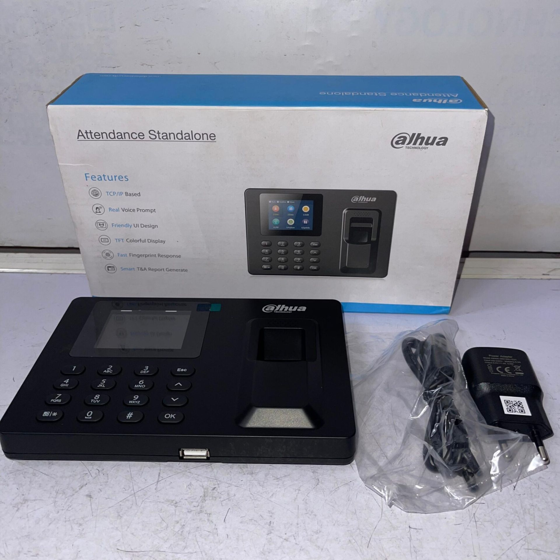 Dahua Fingerprint + USB Time Attendance Standalone Without Backup Battery (DHI-ASA1222E-S)