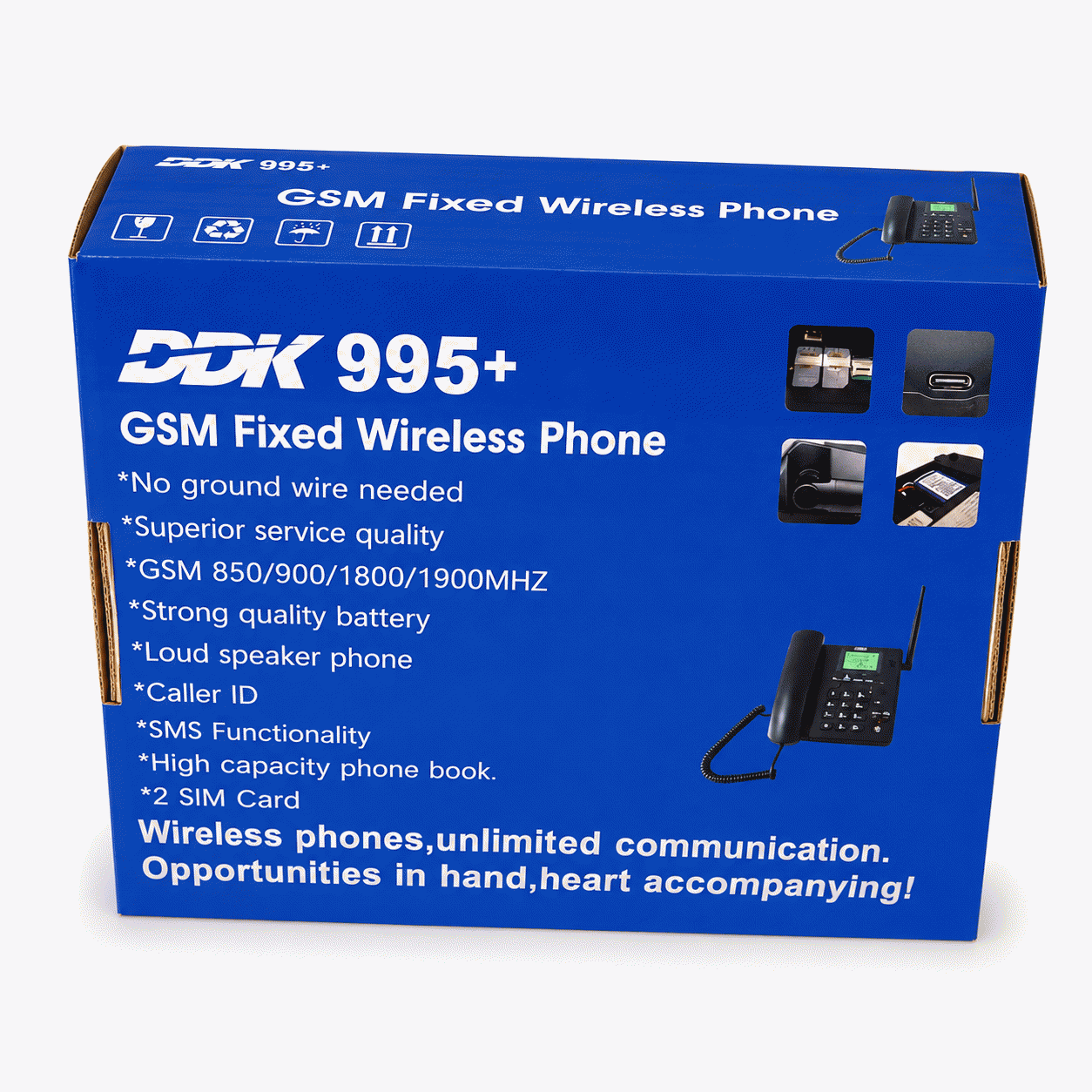 Ddk995+ 2simcard Gsm Desktop Telephone (2)