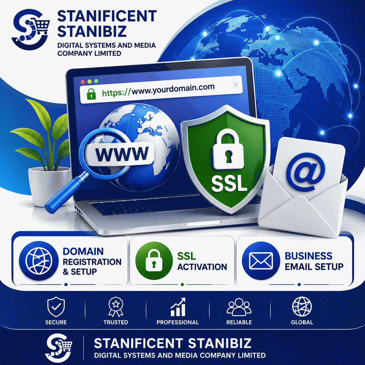 Domain Registration, Ssl & Business Email Setup (2)