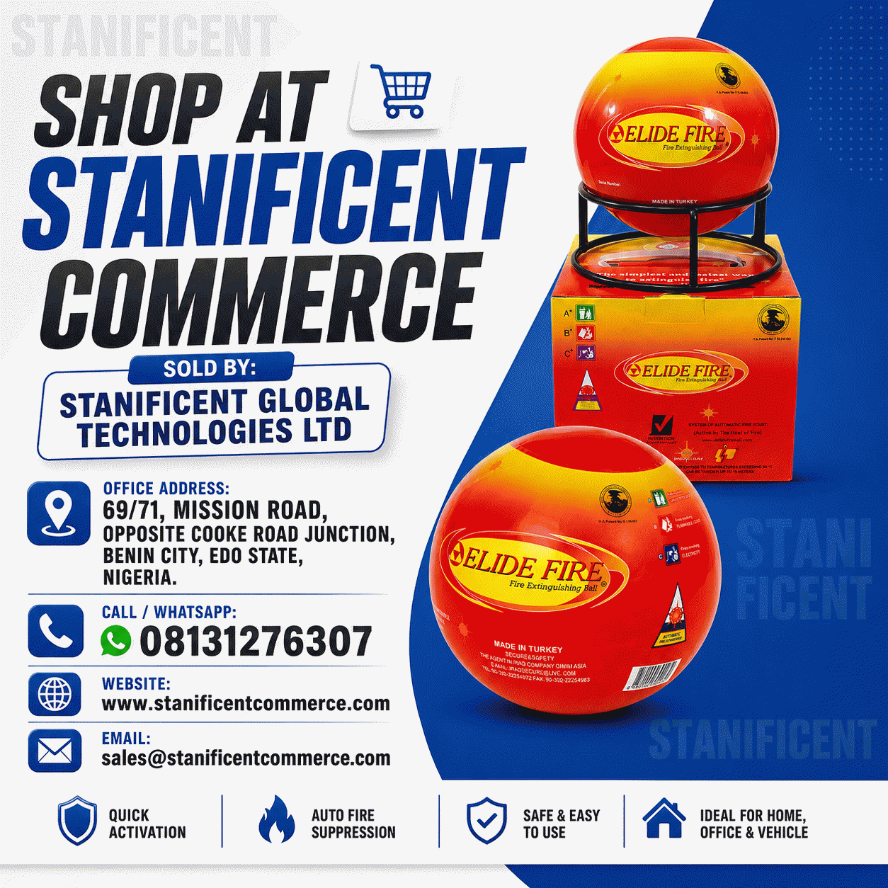 Elide Fire Extinguisher Ball
