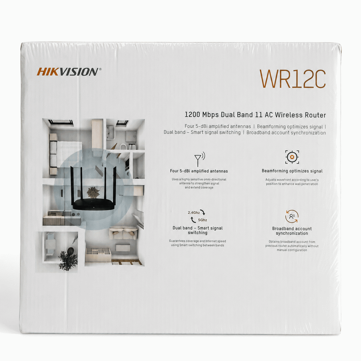 Hikvision 1200mbps Dual Band Wireless Simless Router (2)