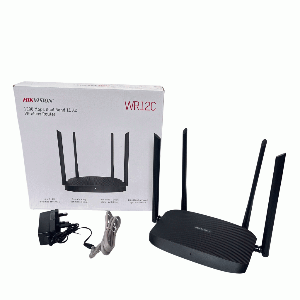 Hikvision 1200Mbps Dual Band Wireless Simless Router (WR12C / DS-3WR12C)