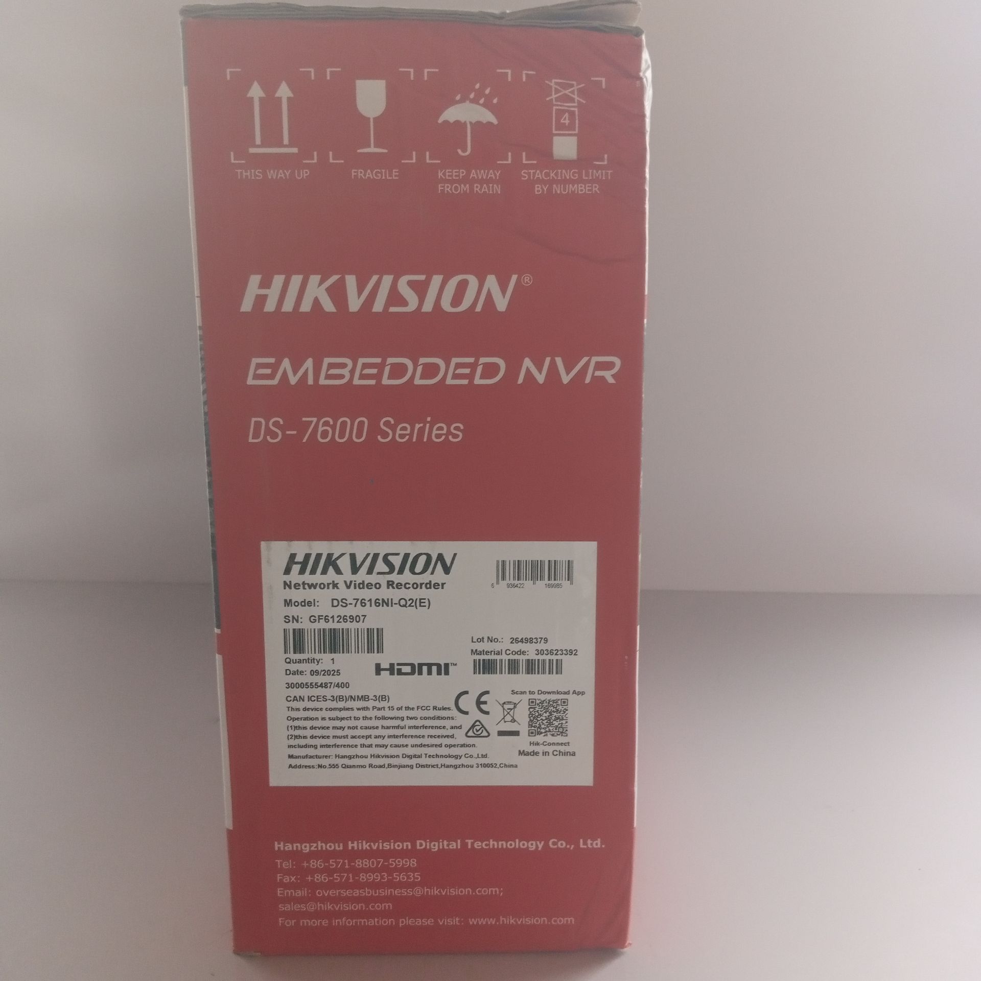 Hikvision 16ch Audio Nvr (non Poe)