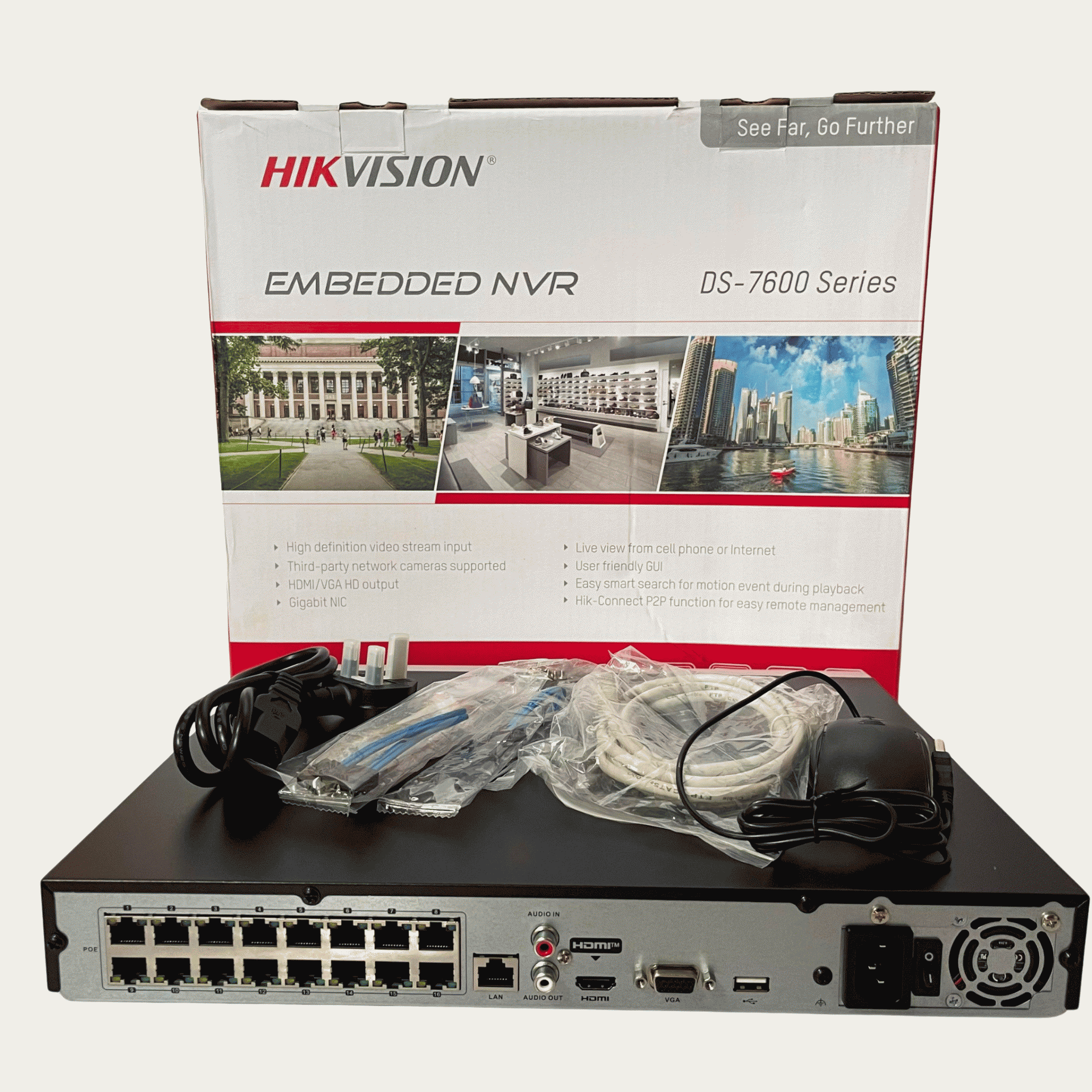Hikvision 16CH Audio NVR (With POE)