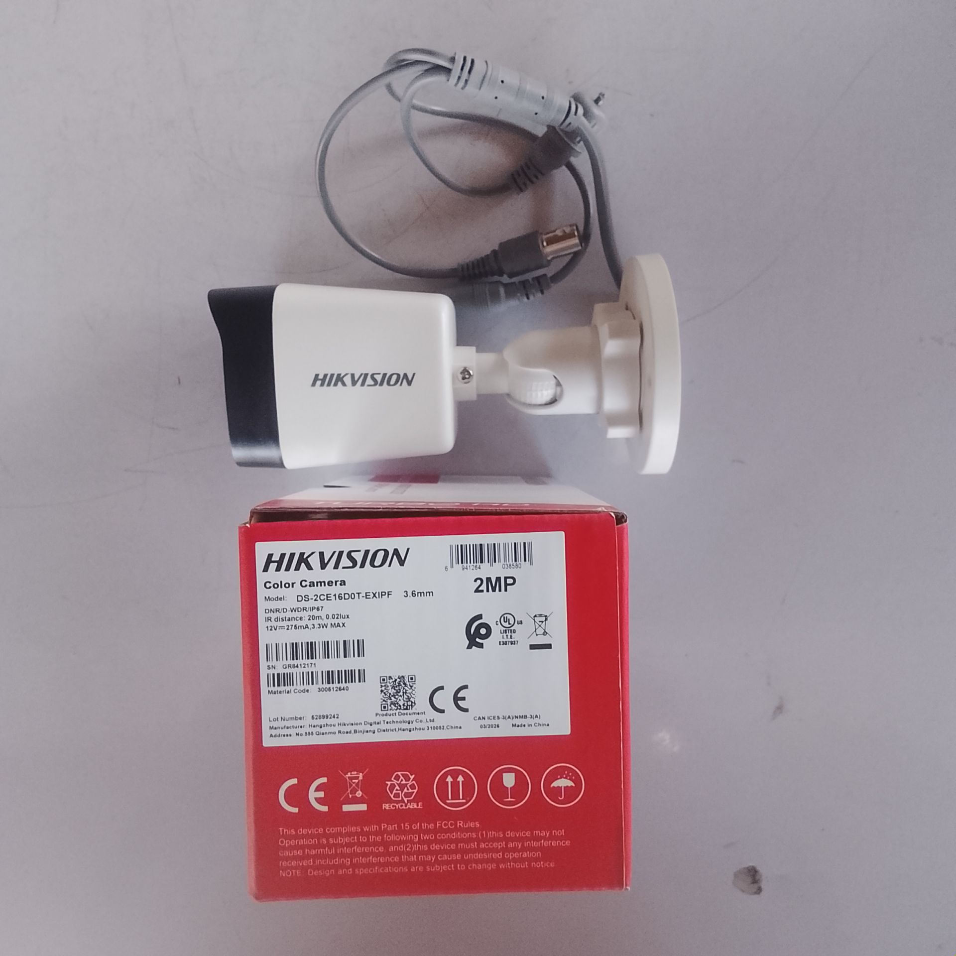 Hikvision 2mp 1080p Outdoor Infrared Non Audio Camera