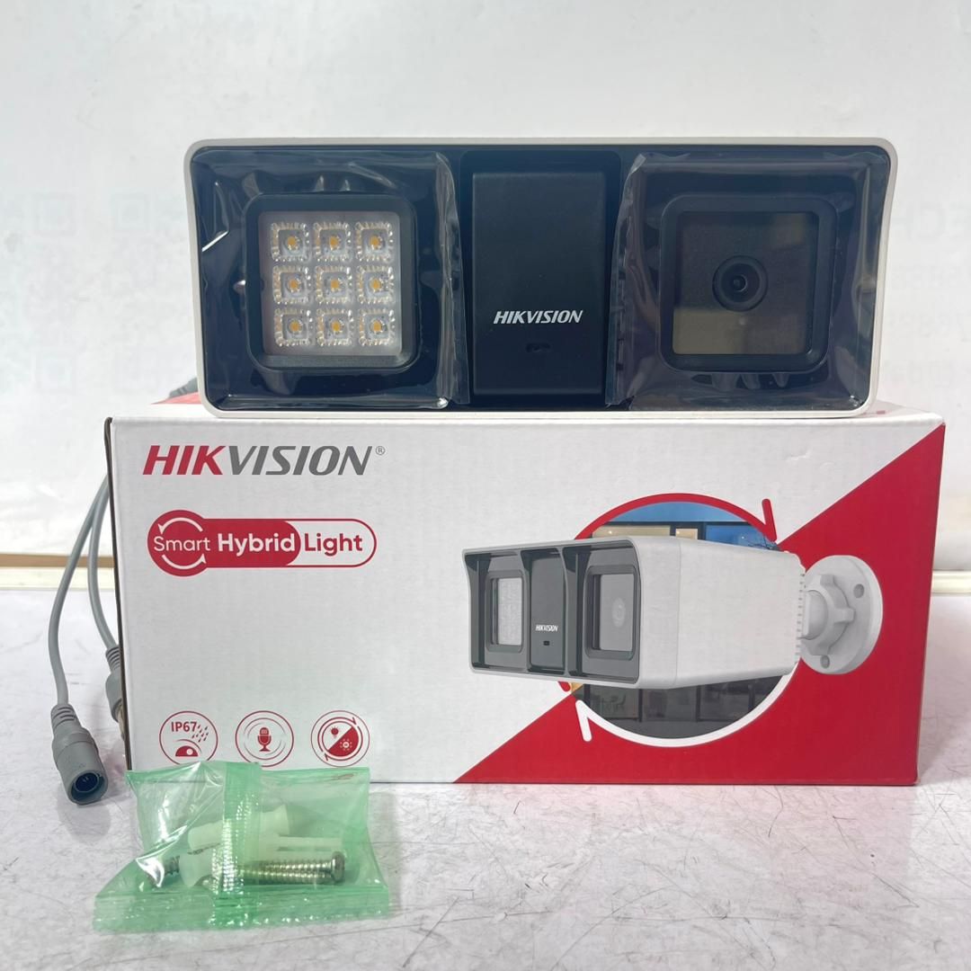 Hikvision 2mp 1080p Outdoor Smart Hybrid Light Audio Lamp Camera (1)