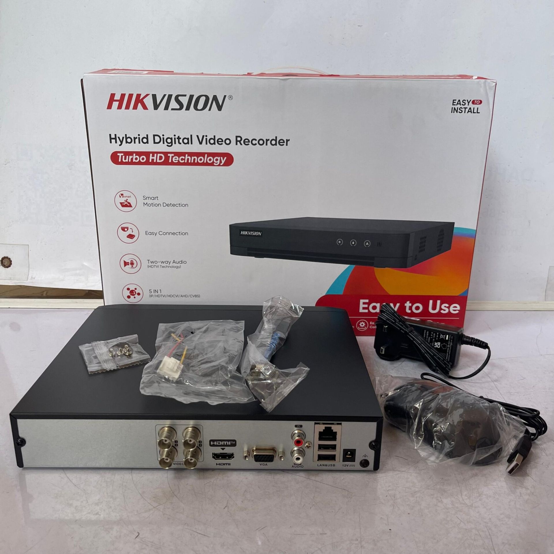 Hikvision 2MP 4CH Turbo HD Two Way Audio DVR (DS-7204HGHI-M1/T)