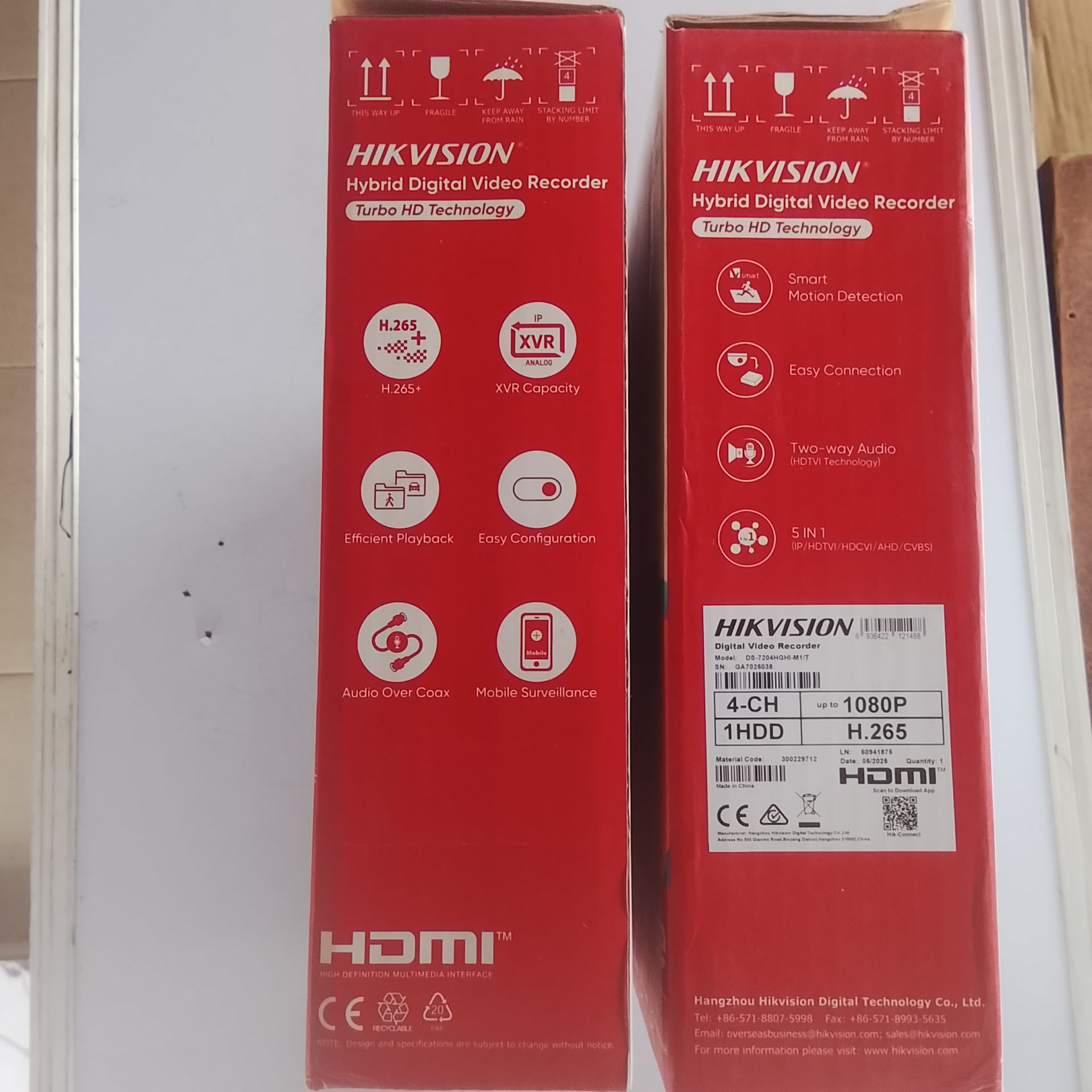 Hikvision 2mp 4ch Turbo Hd Two Way Audio Dvr