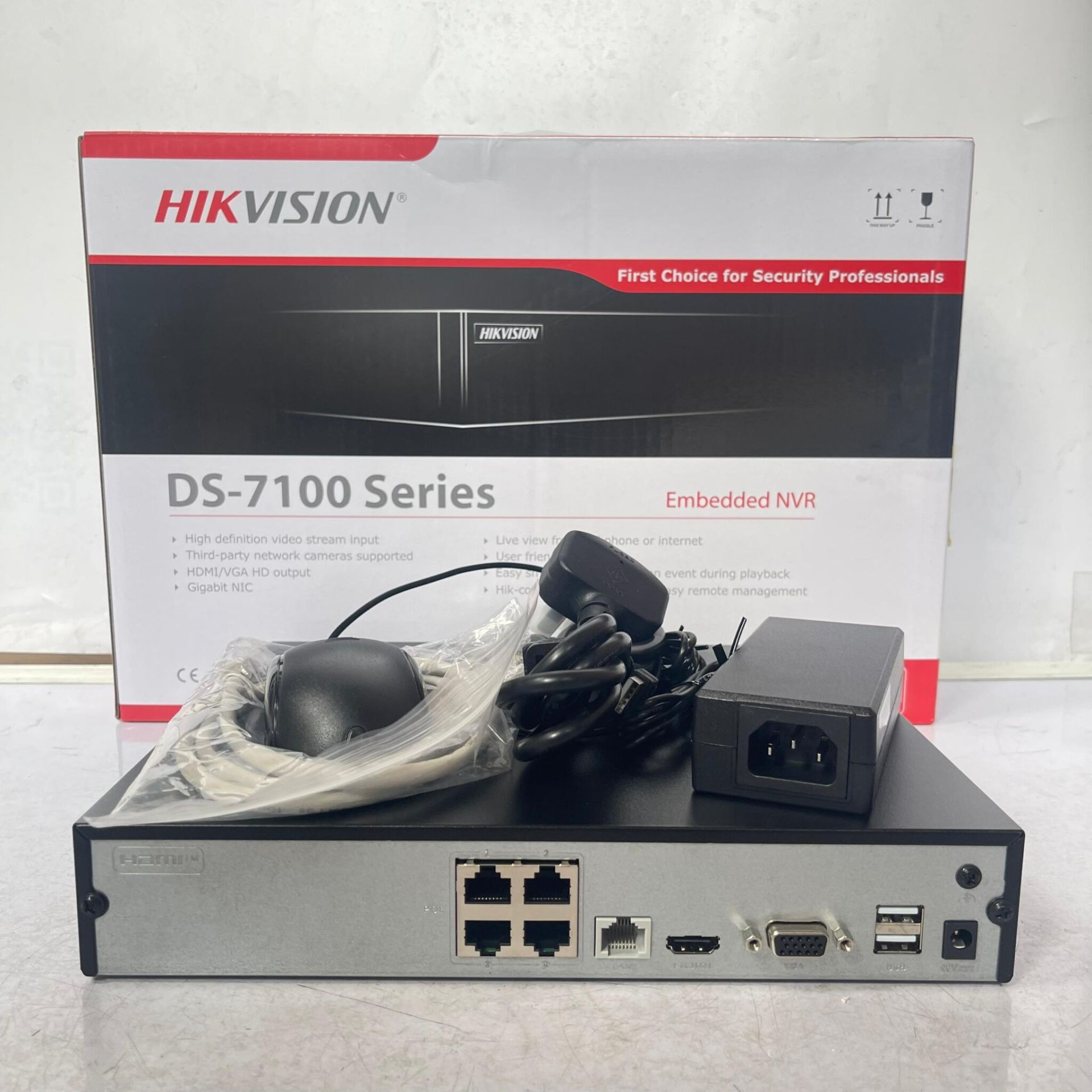 Hikvision 4CH Audio NVR (With POE) (DS-7104NI-Q1/4P/M)