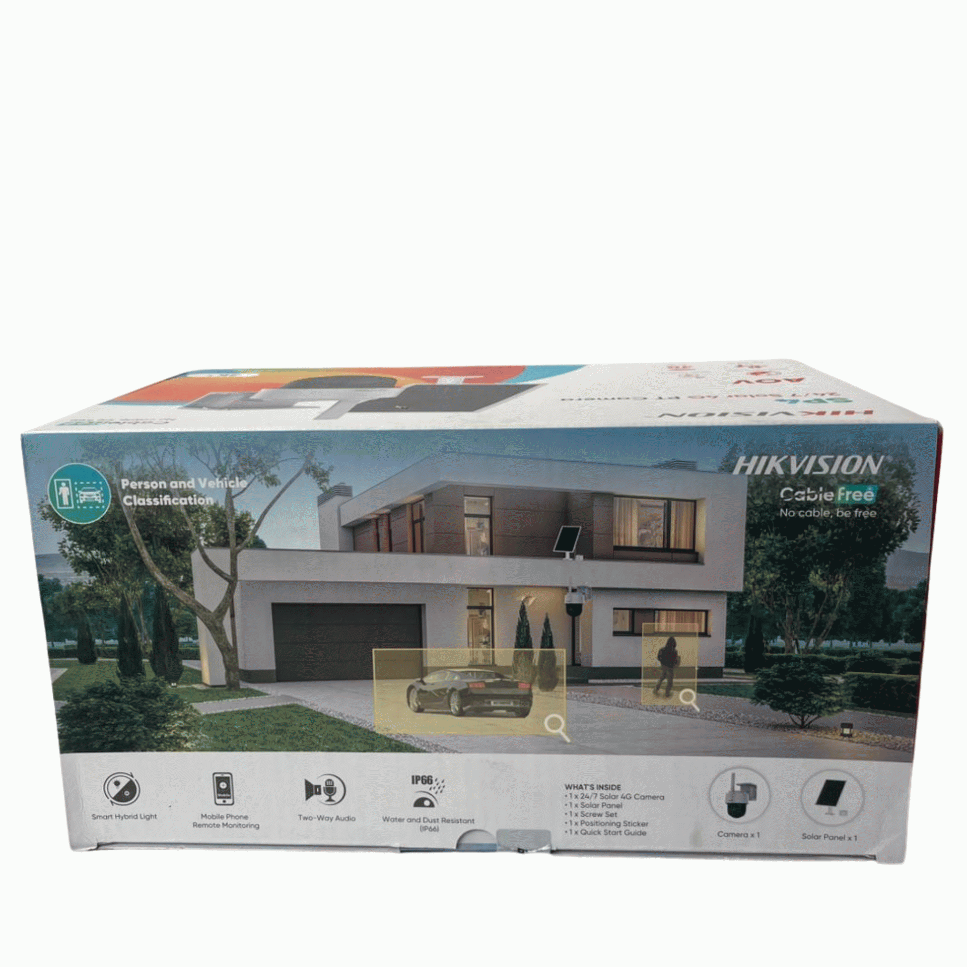 Hikvision 4mp 4g Aov Single Lens Mini Solar Pt Camera