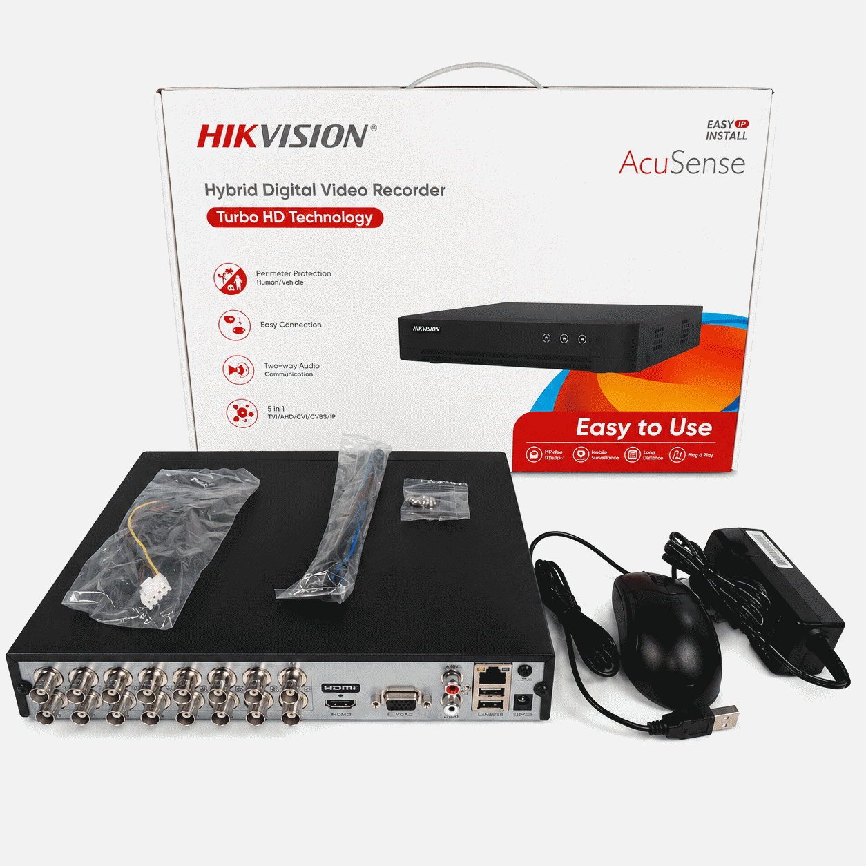 Hikvision 5MP 3K 16CH Turbo HD Two Way Audio DVR (iDS-7216HQHI-M1/T)