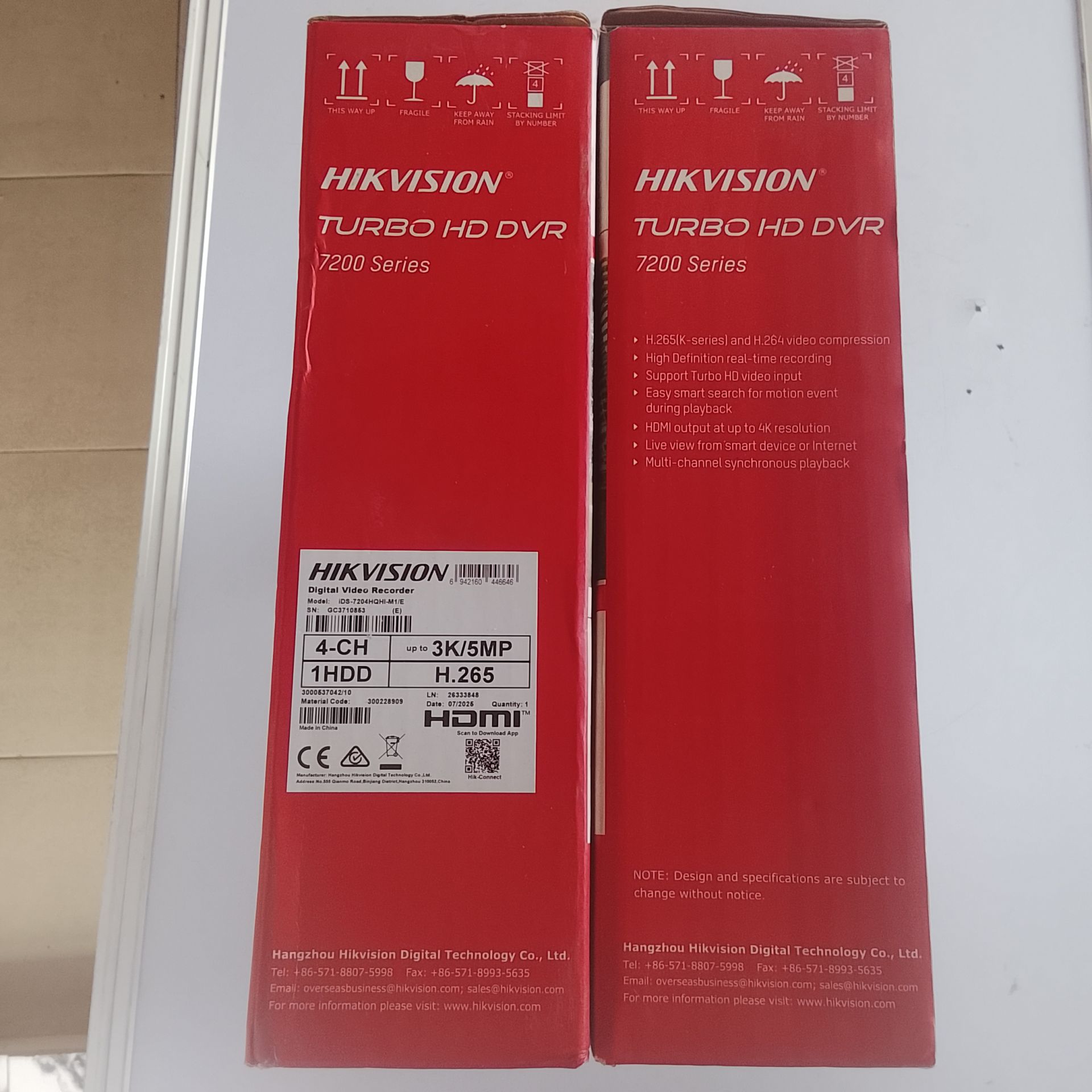 Hikvision 5mp 3k 4ch Audio Dvr