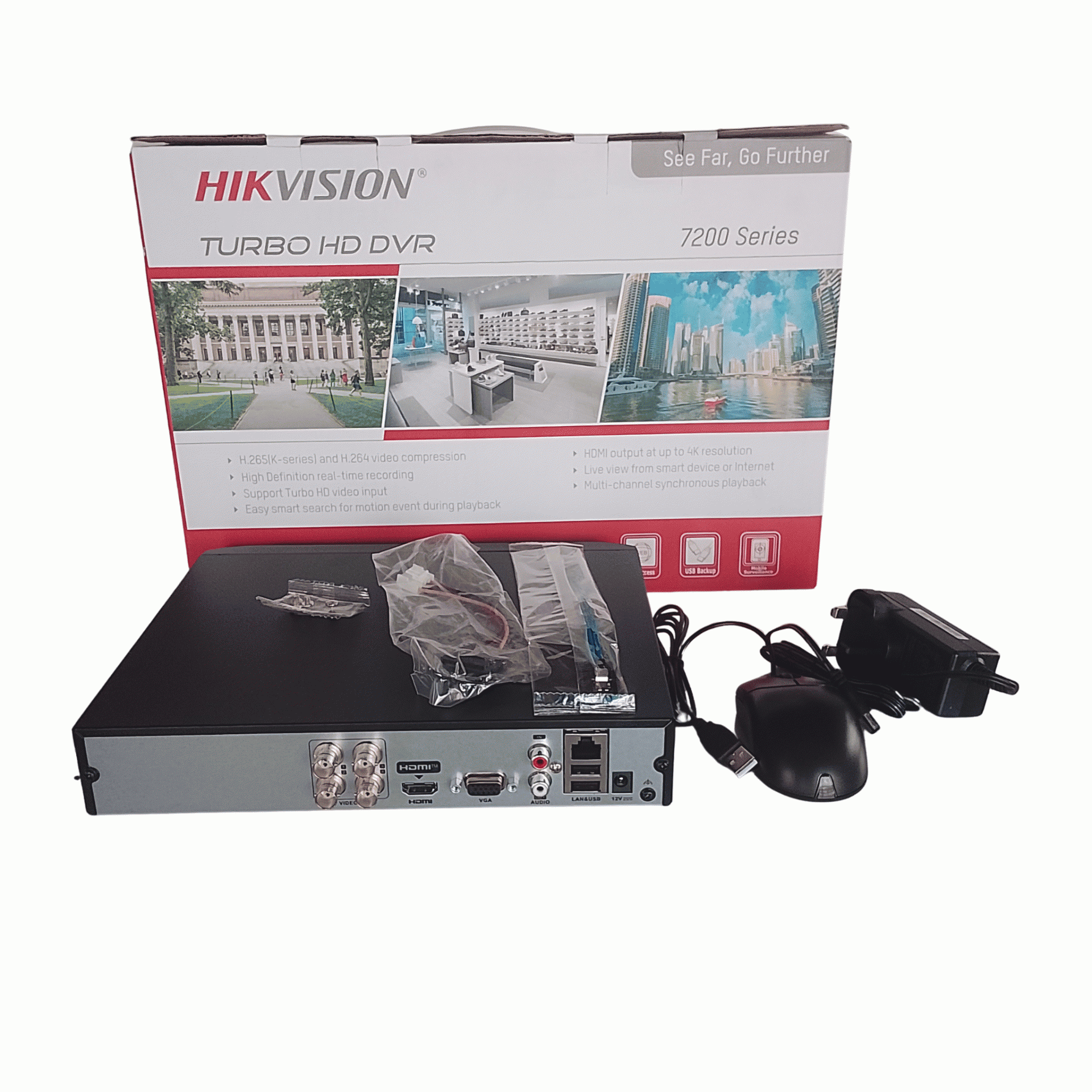 Hikvision 5MP 3K 4CH Audio DVR (DS-7204HQHI-M1/E)