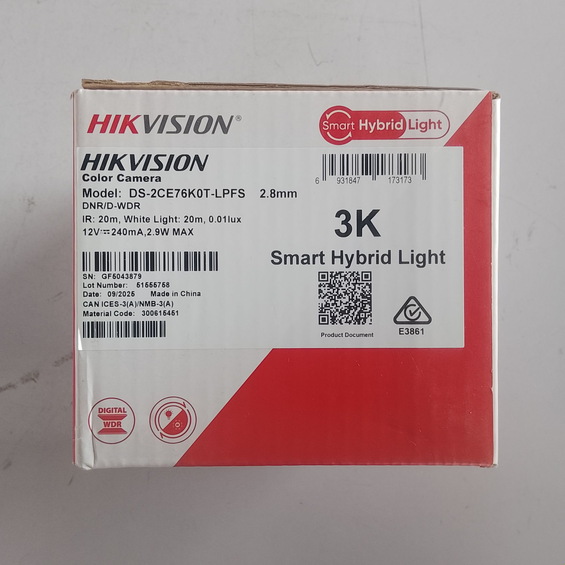 Hikvision 5mp 3k Indoor Smart Hybrid Light Audio Camera