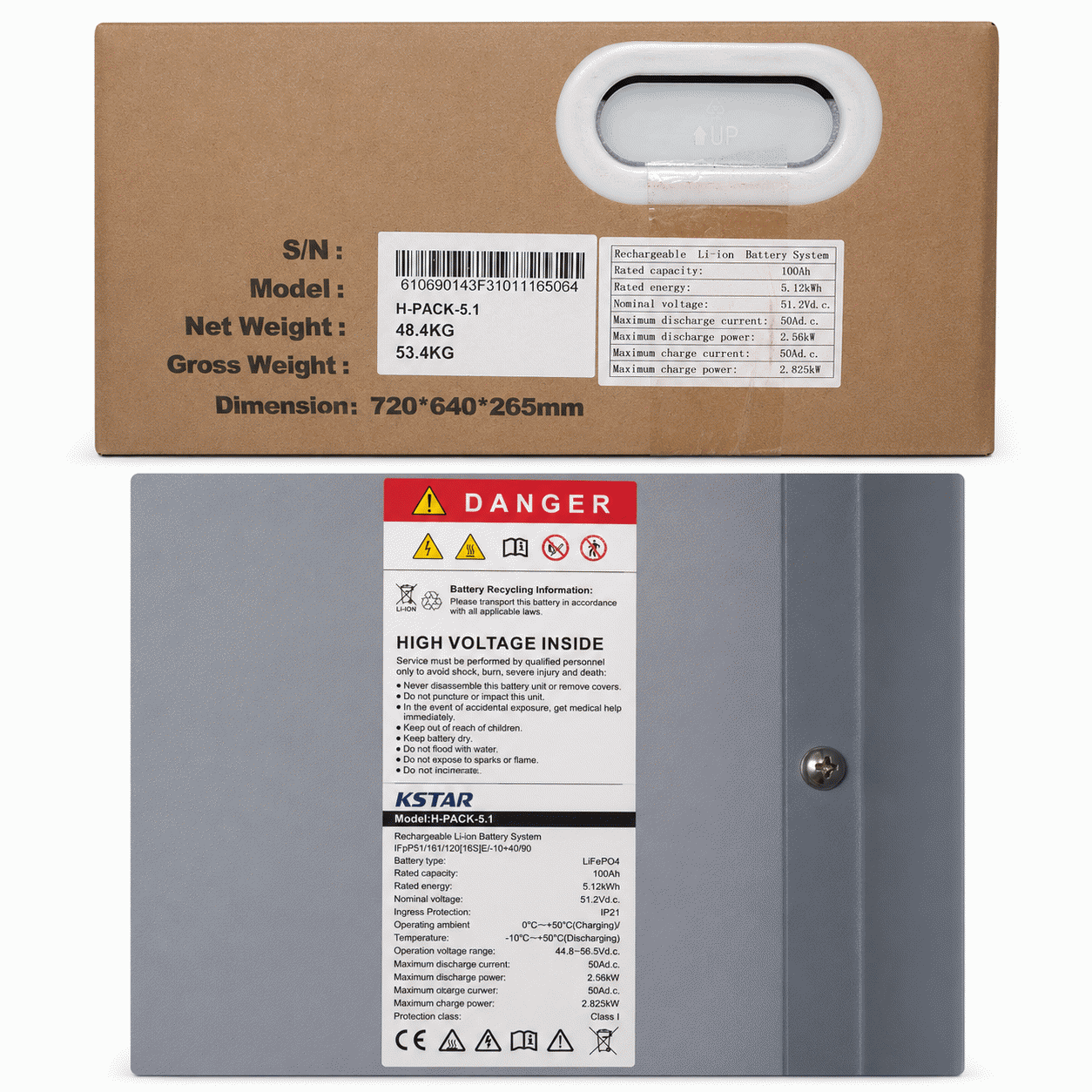 Kstar 48v100ah5kwh Lithium Battery (5)