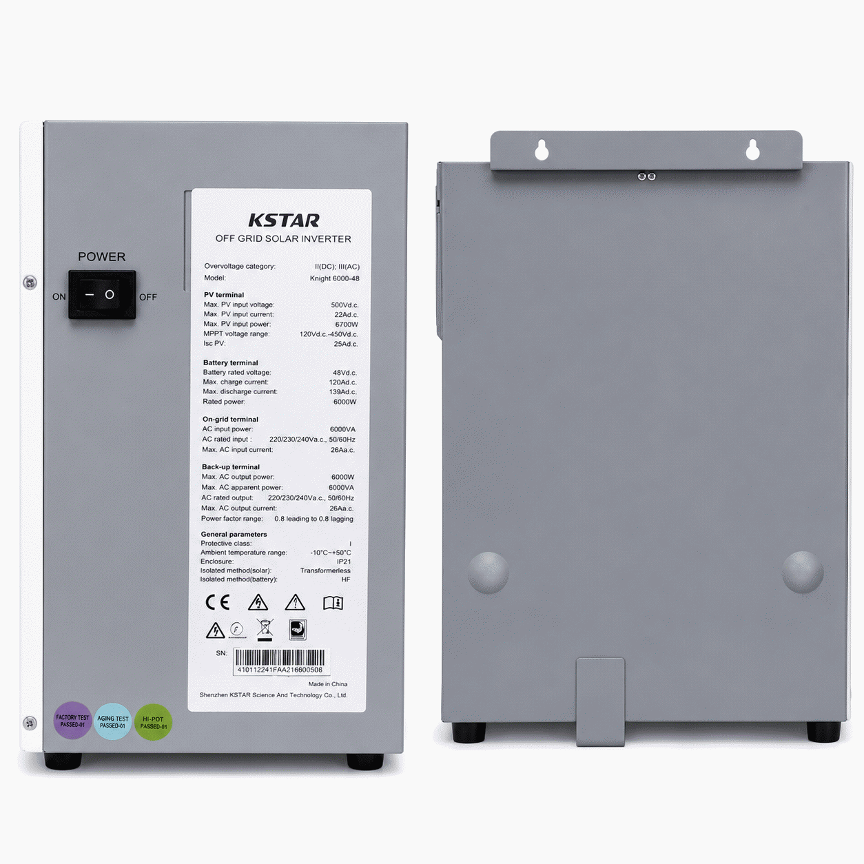 Kstar 6kva48v Hybrid Inverter (7)