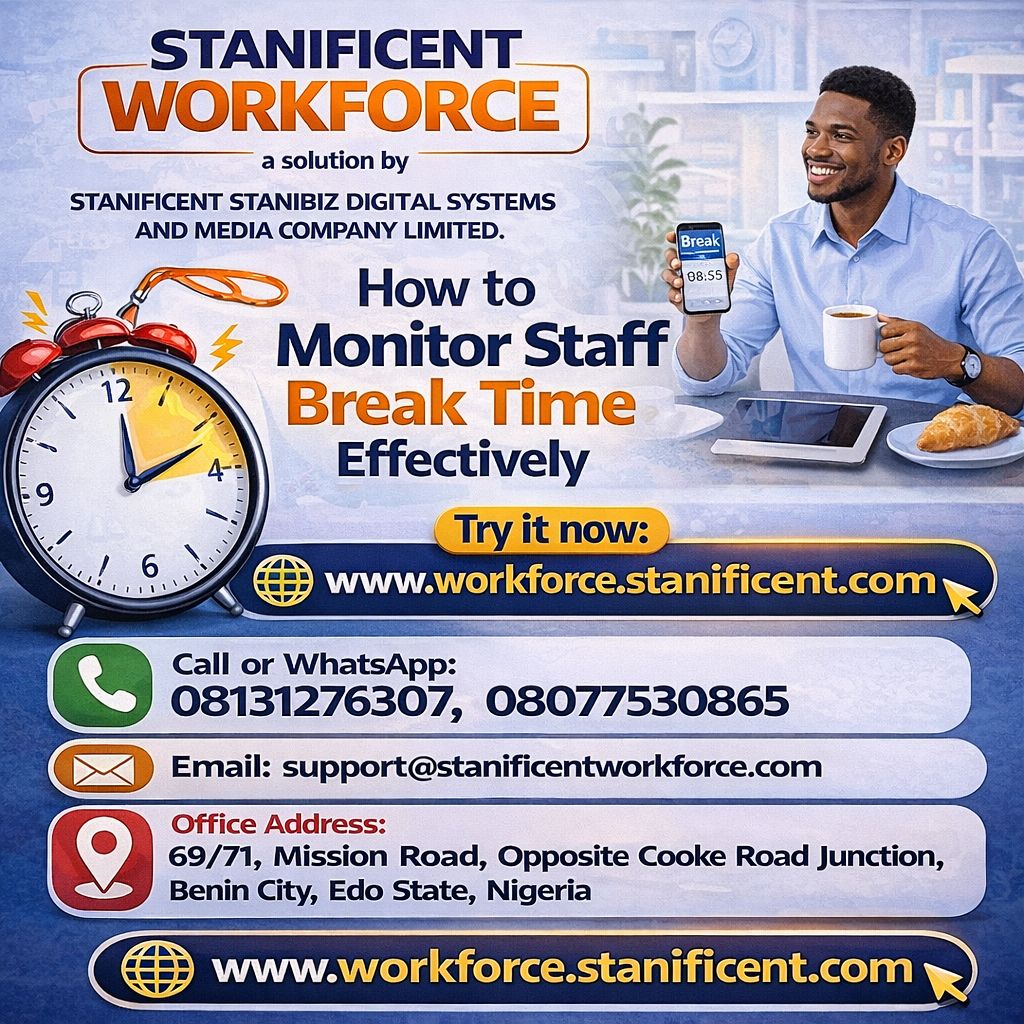 Post Monitor Staff Break Time Effectively