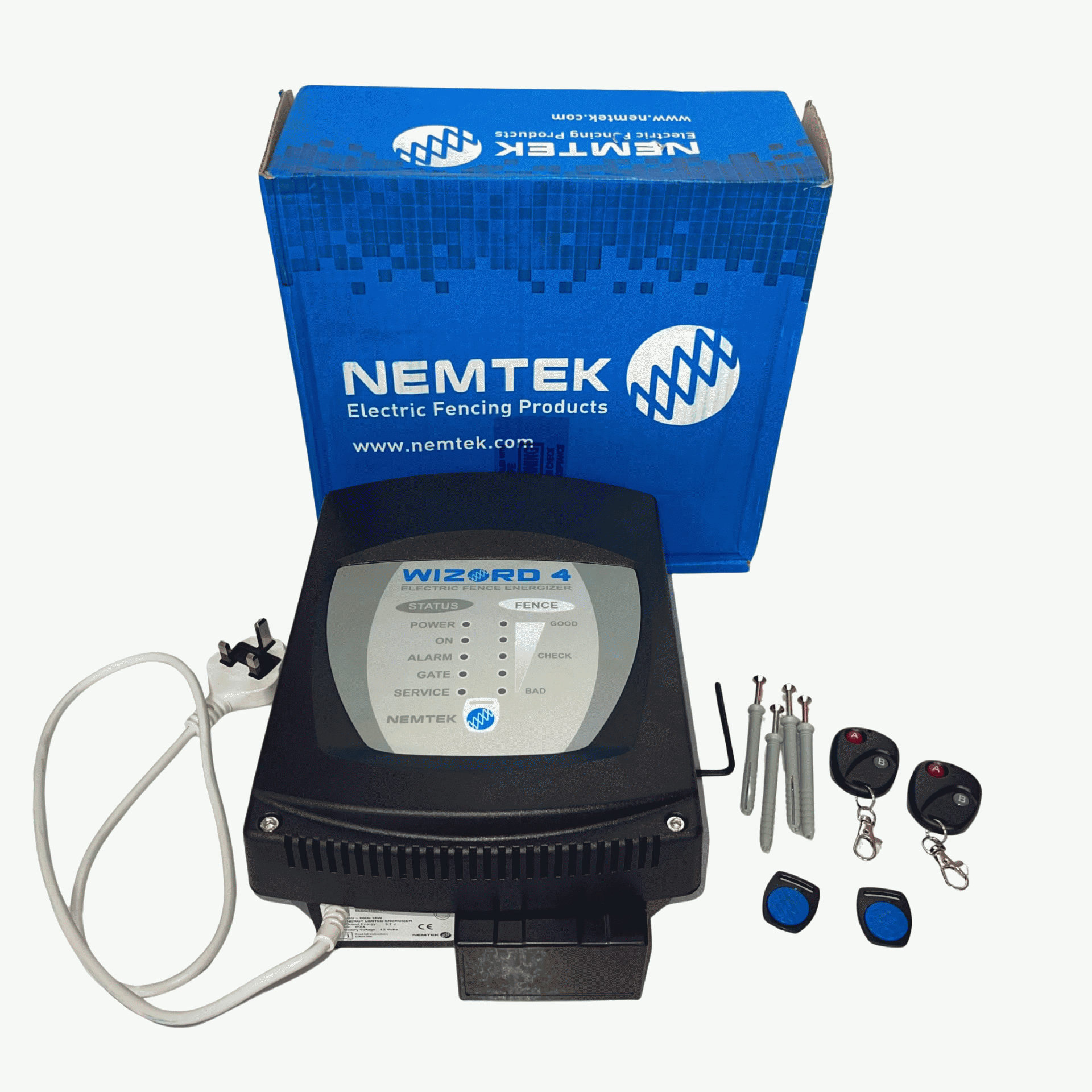 Nemtek Wizord 4 Energizer Machine With Two Remote Control Setup