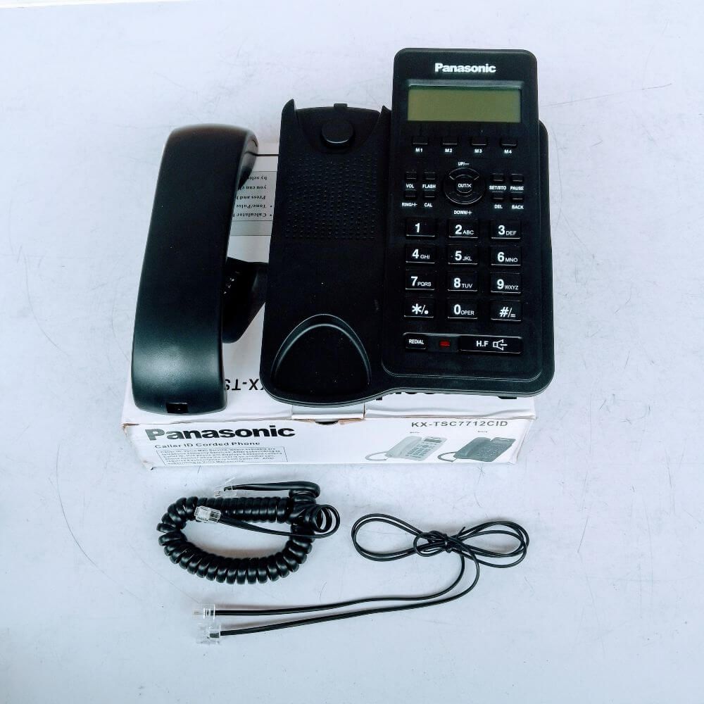 Panasonic Display Intercom Handset Kx Tsc77cid Black