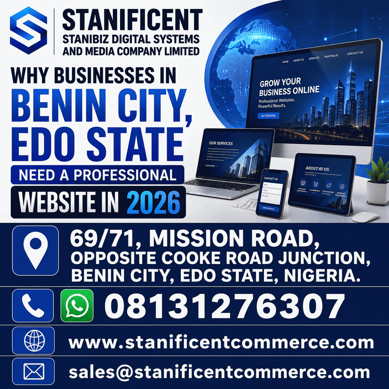 Professional Website In