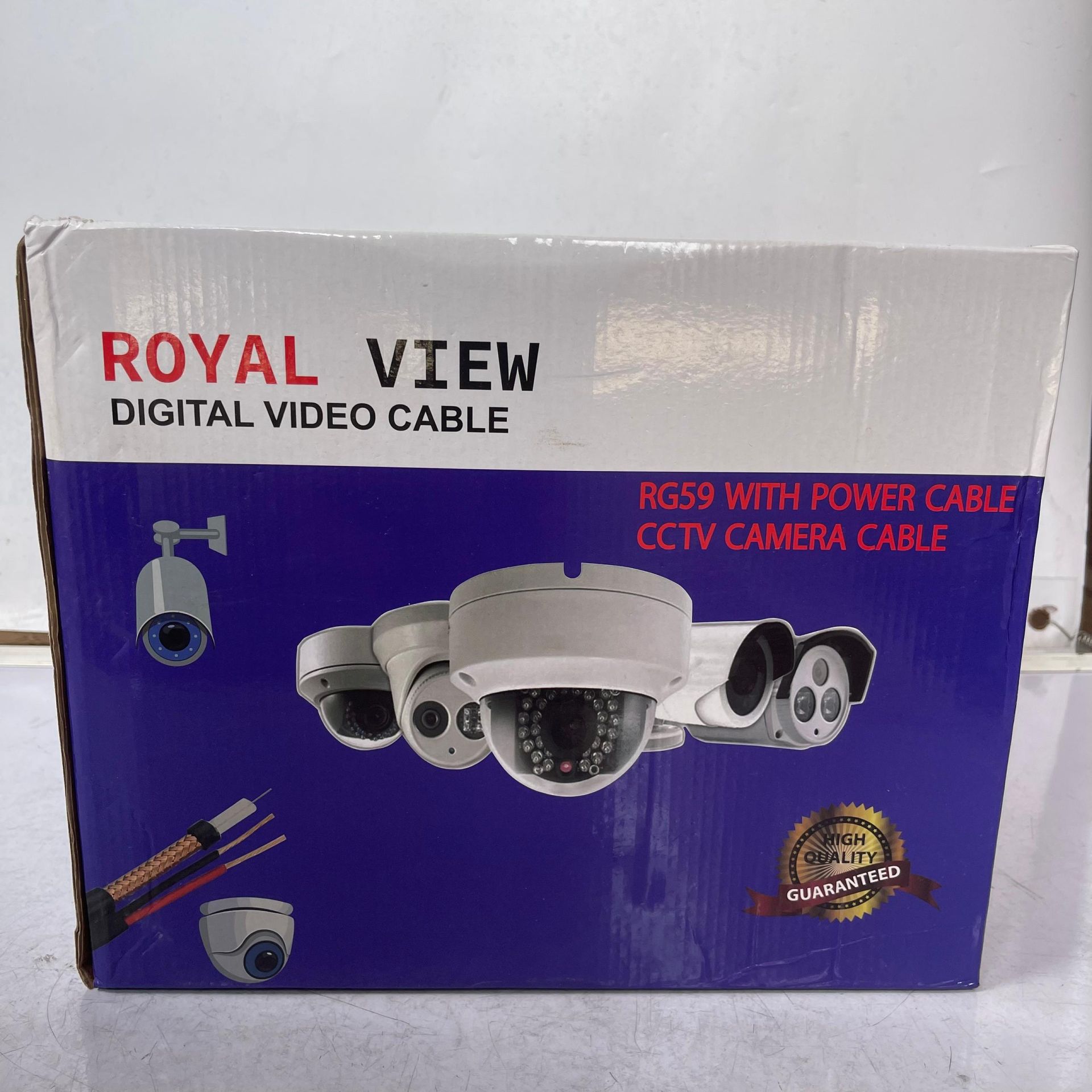 Royal View 305meters RG59 Cable With Power