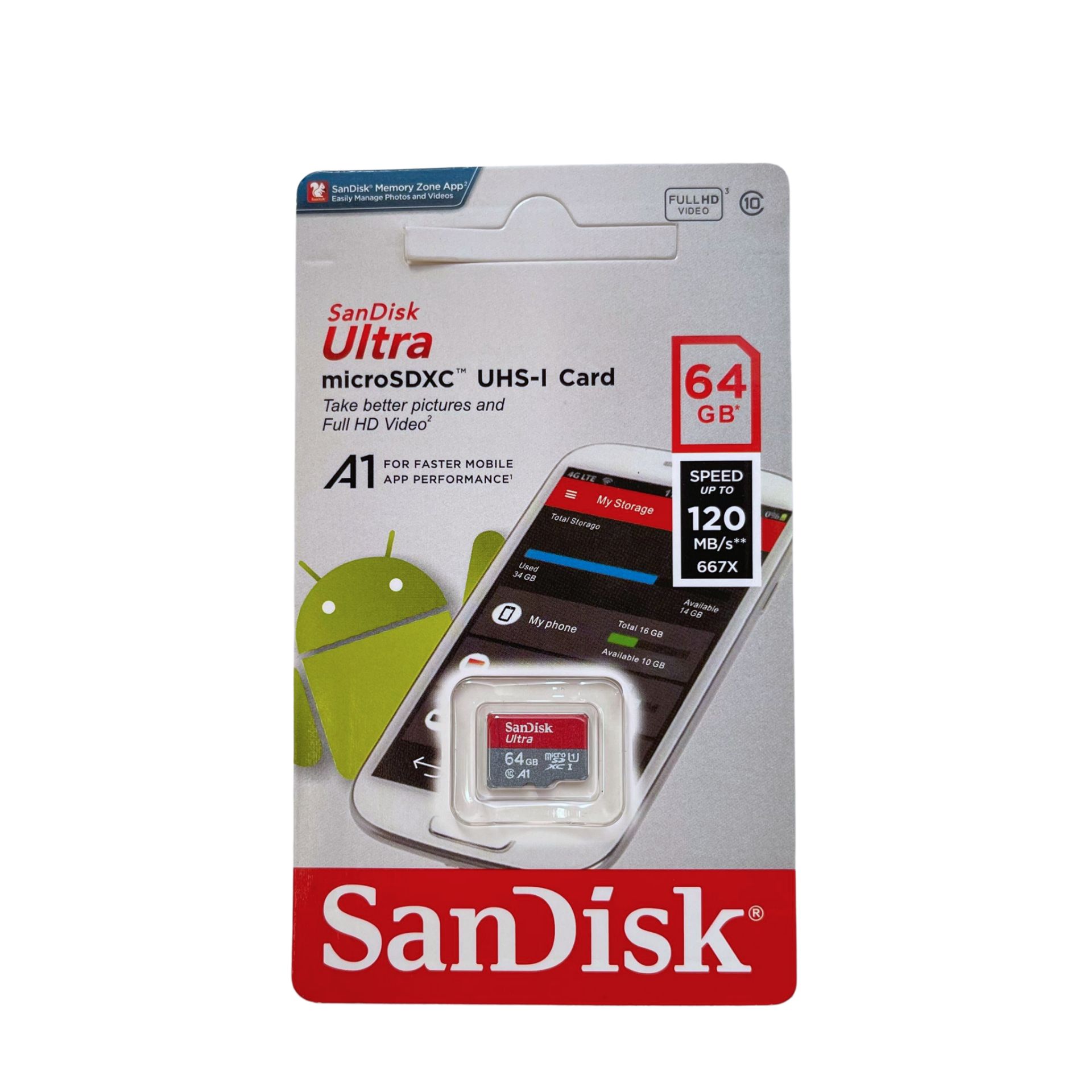 Sandisk 64GB Class 10 SD Memory Card