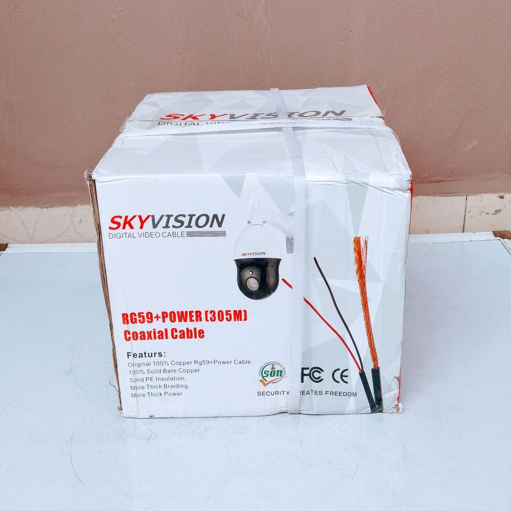 Skyvision 305meters RG59 Cable With Power