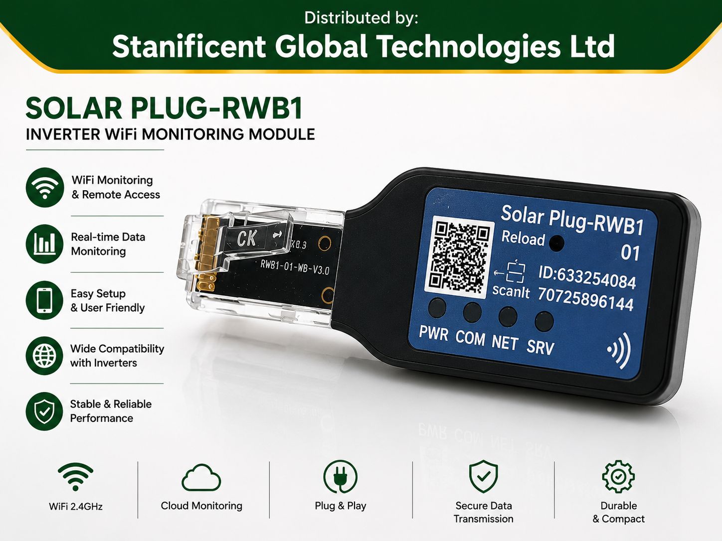 Solar Plug Rwb1 Inverter Wifi Monitoring Module (2)